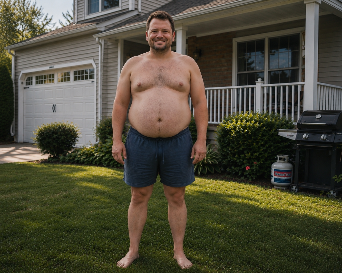 Mike — 6-month Try Body Reset transformation — before